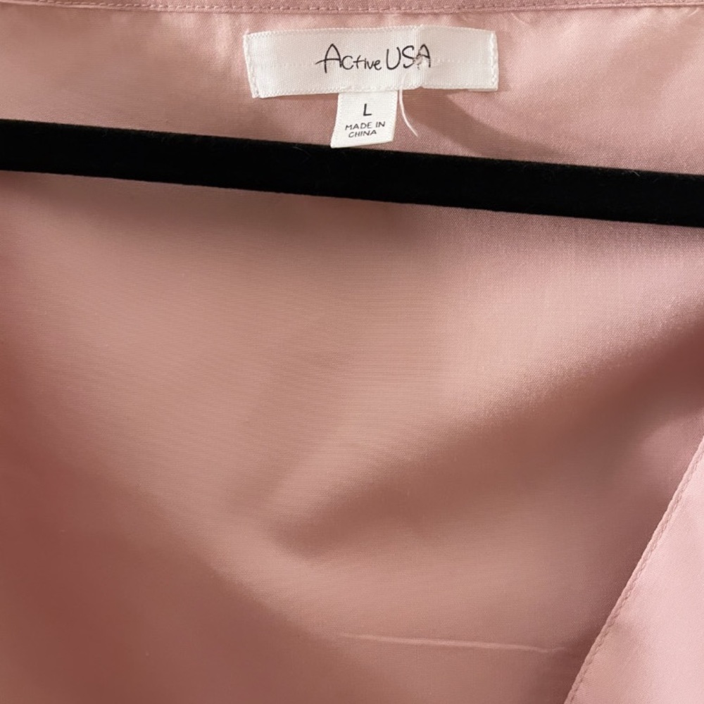 Pink wrap blouse - Picture 5 of 5